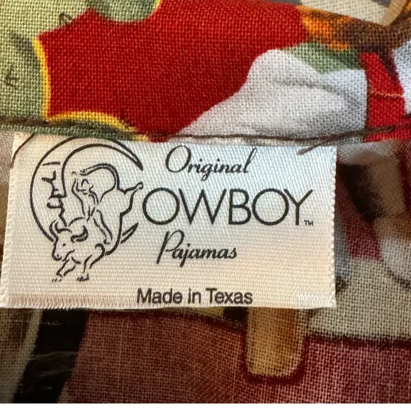 Original Cowboy Women’s Western Cotton Nightshirt XL Red Rockabilly Retro - Picture 9 of 10
